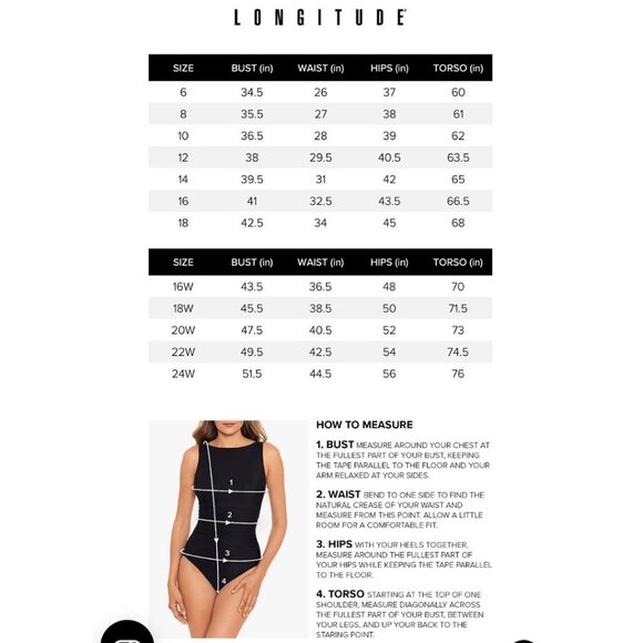 Longitude Women's One Piece Swimsuit 16 Multicolor Ruched Tummy Control Swimwear - Picture 11 of 11